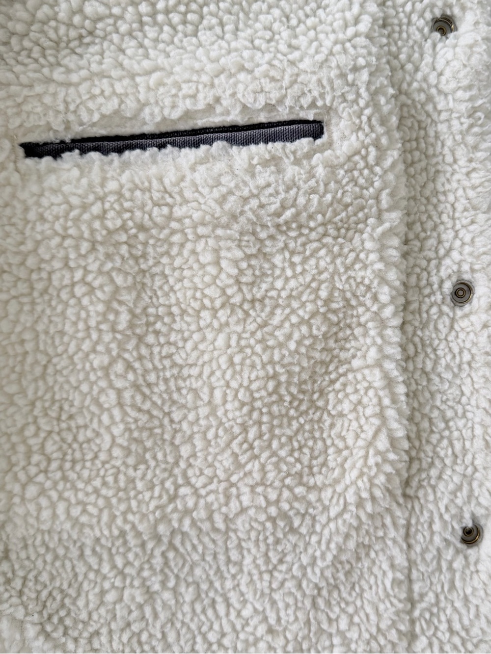 Levi’s Sherpa Lined Grey Corduroy Trucker Jacket Cozy Size S - Picture 9 of 13